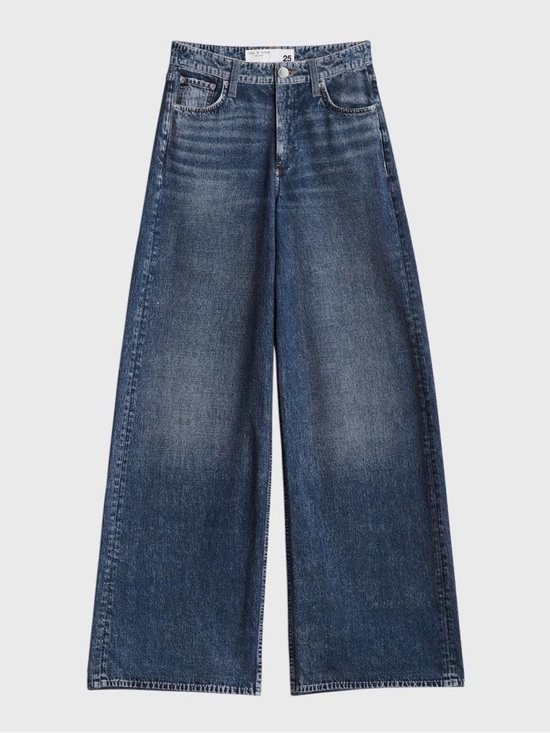 rag & bone Denim - Rag & Bone Miramar Sofie Cotton-Terry Wide-Leg Jeans